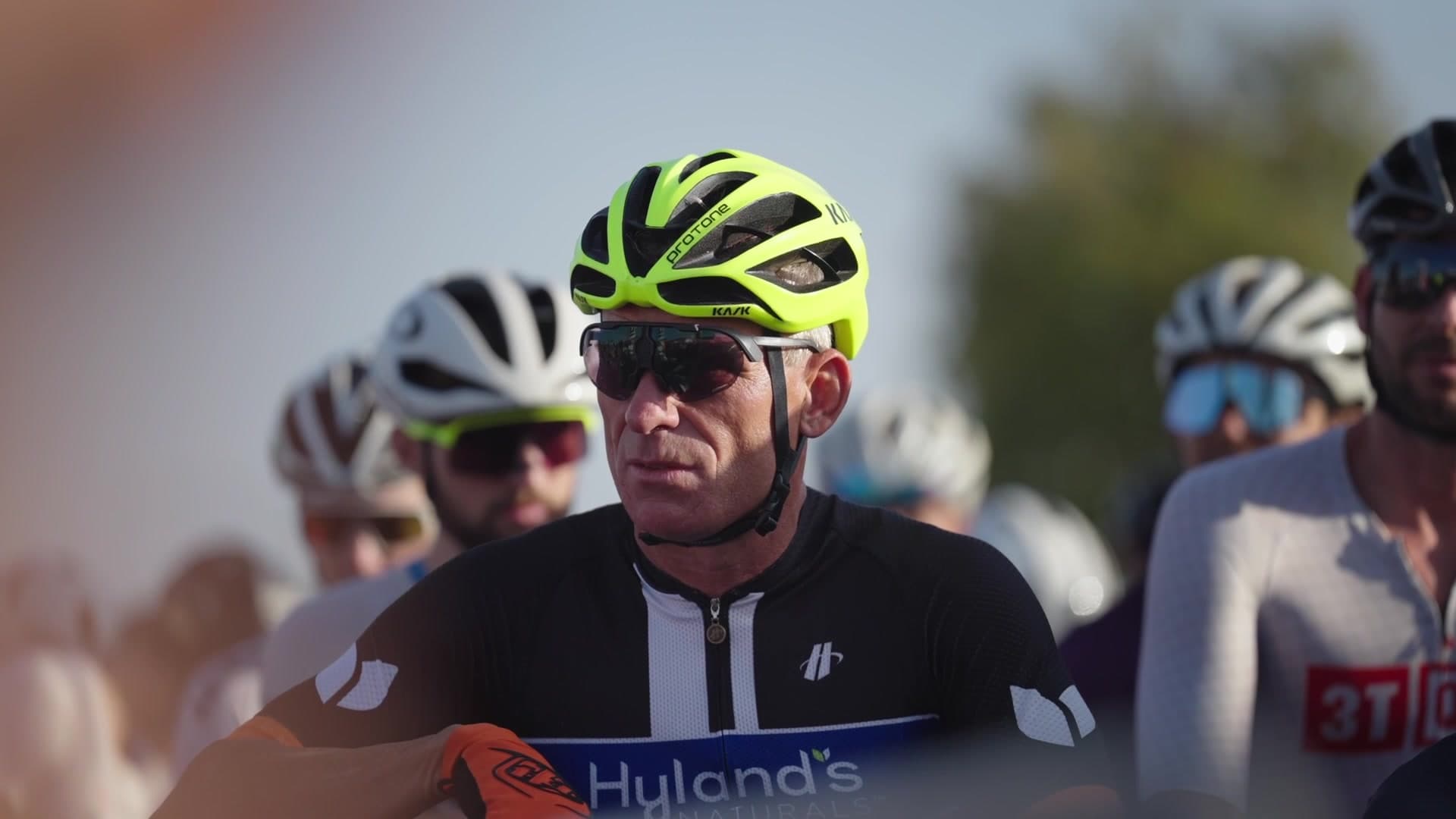 Cycliste ENGO au Belgium Waffle Ride 